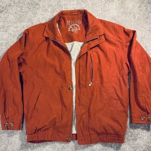 VINTAGE BURNT ORANGE SUEDE JACKET
